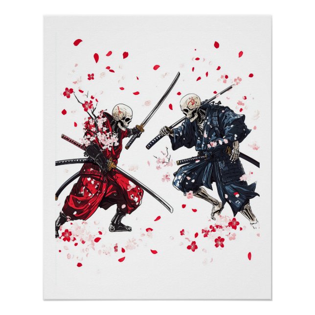 Skull Samurai Duel Poster (Front)
