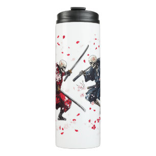 Skull Samurai Duel Thermal Tumbler