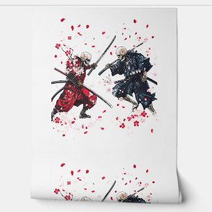 Skull Samurai Duel Wallpaper