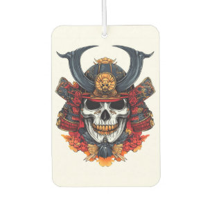 Skull Samurai Mask Car Air Freshener