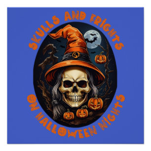 Skull Shirt   Halloween Gifts   Halloween Poster