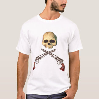 skull six guns T-Shirt