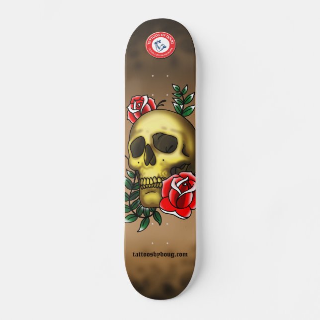 Skull Skateboard (Front)