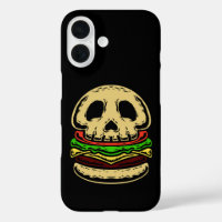 skull skeleton death spooky creepy burger