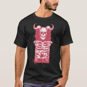 Skull Skeleton Gothic Goth Art T-Shirt