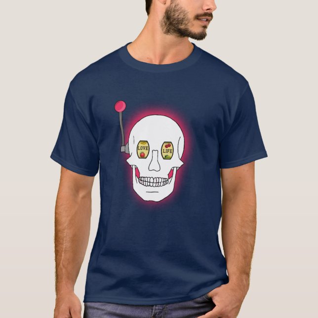 Skull slot machine T-Shirt (Front)