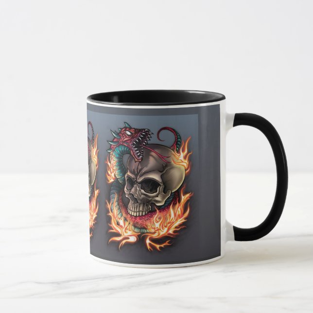 Skull + Snake Mug (Right)