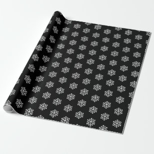 Skull Snowflakes Wrapping Paper