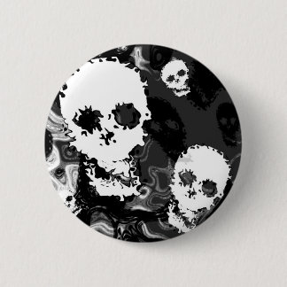 Skull Spectres B&W button