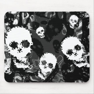 Skull Spectres B&W mousepad