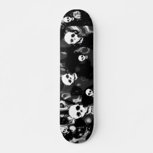 Skull Spectres B&W skateboard