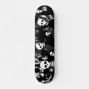Skull Spectres B&W skateboard