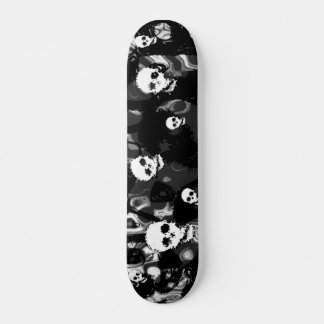 Skull Spectres B&W skateboard