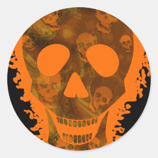 Skull Spectres Big Skull (close up) sticker