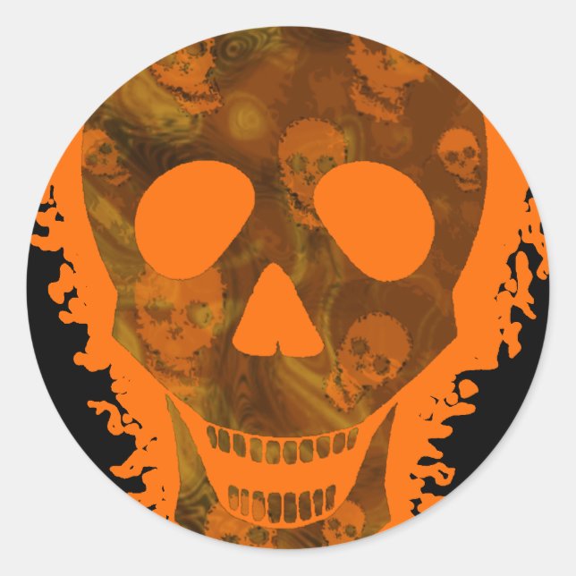 Skull Spectres Big Skull (close up) sticker (Front)