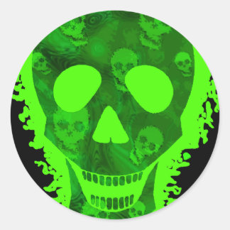 Skull Spectres Big Skull (close up) sticker