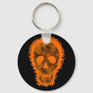 Skull Spectres Big Skull Orange keychain