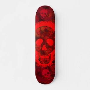 Skull Spectres Big Skull Red skateboard
