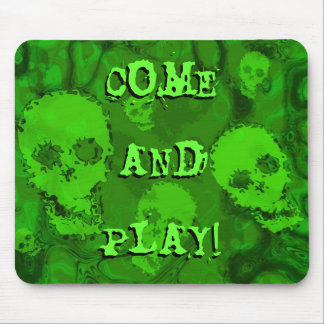 Skull Spectres 'Come and Play!' mousepad