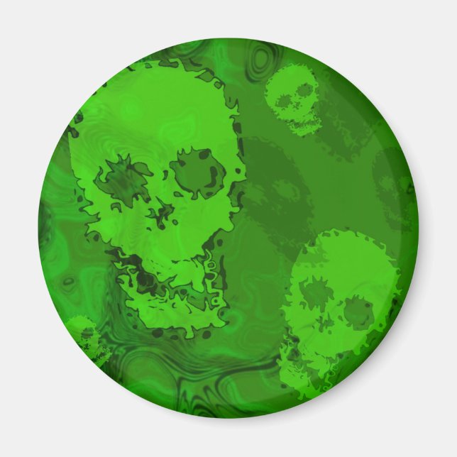 Skull Spectres fridge magnet (Front)