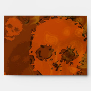 Skull Spectres Orange envelope