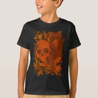 Skull Spectres Orange swirl kids t-shirt