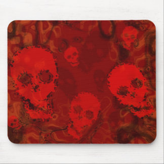 Skull Spectres Red mousepad