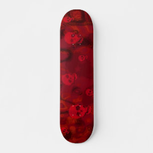 Skull Spectres Red skateboard