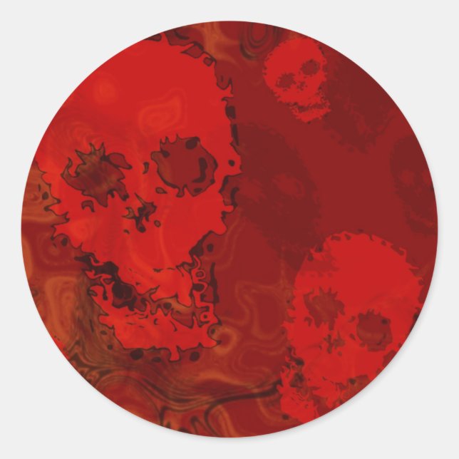 Skull Spectres Red sticker (Front)