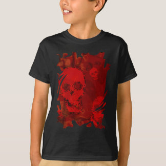 Skull Spectres Red swirl kids t-shirt