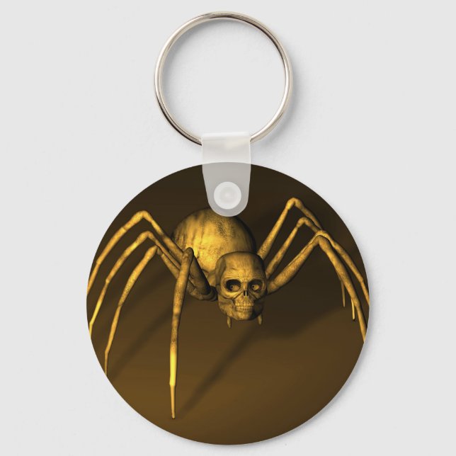 Skull Spider Key Ring (Front)