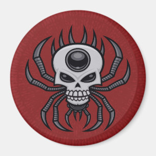Skull Spider Magnet