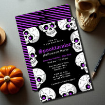Skull Spooktacular Adult Halloween Costume Party