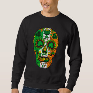 Skull St Patricks Day Irish Saint Patricks Day of  Sweatshirt