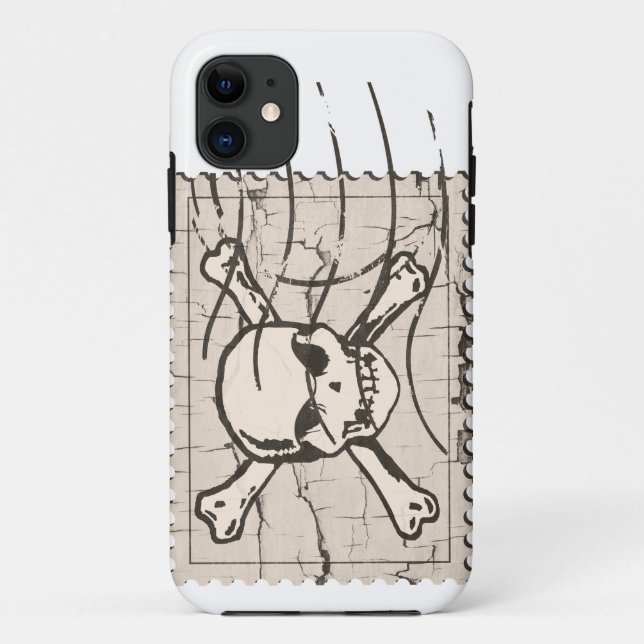 Skull Stamp 3 Case-Mate iPhone Case (Back)