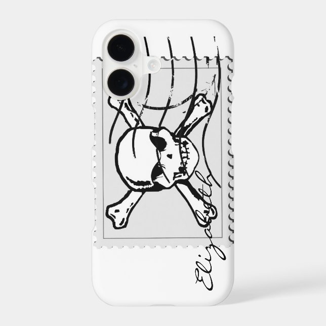 Skull Stamp Custom Monogram #2 (Back)
