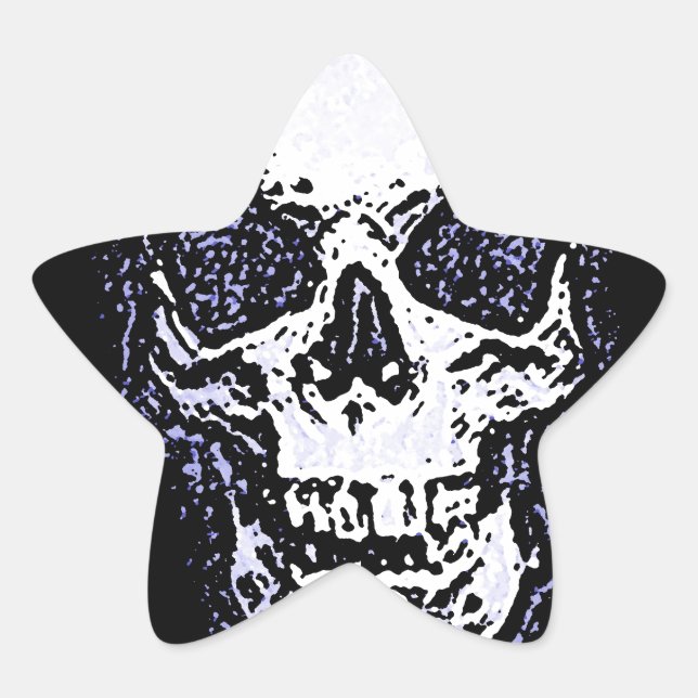 Skull Star Sticker (Front)