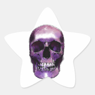 Skull Star Sticker