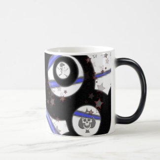 Skull Stars and Circles Magic Mug