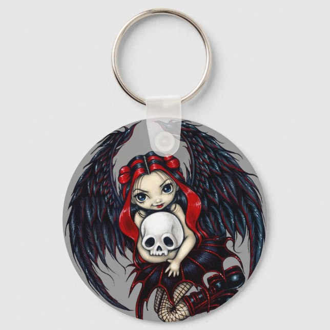 "Skull Stealer" Keychain (Front)