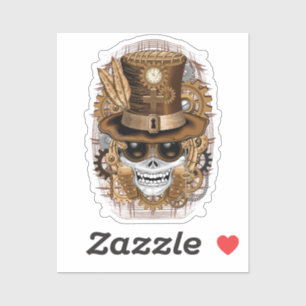 Skull Steampunk Voodoo Retro Machine