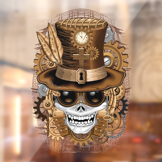 Skull Steampunk Voodoo Retro Machine (Sheet 2)