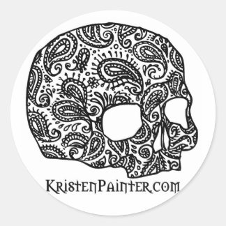 Skull sticker