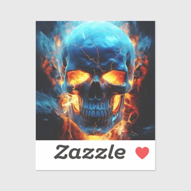 Skull sticker (Sheet)