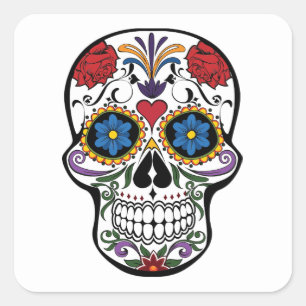 Skull sticker