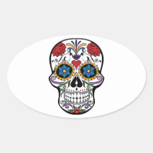 Skull sticker
