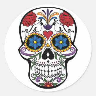 Skull sticker