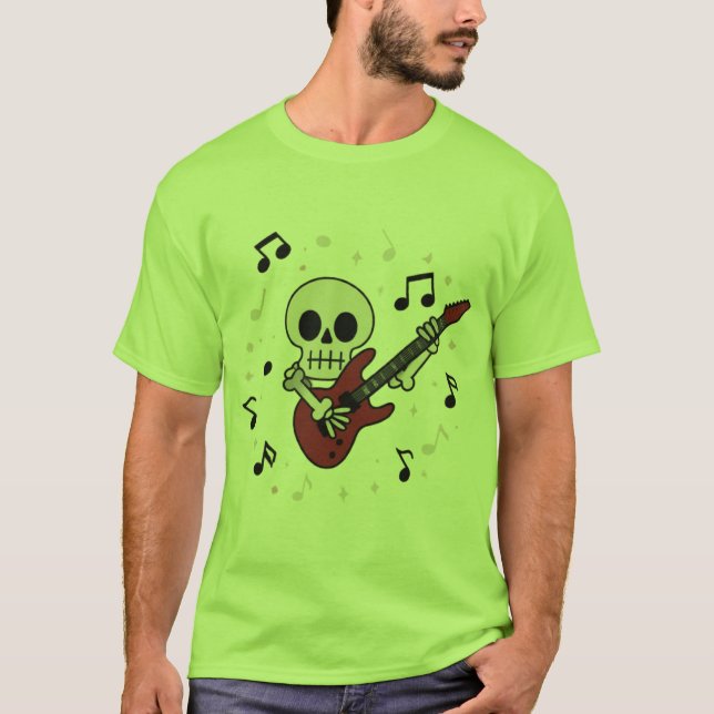 Skull Strings: Rock & Roll Fury T-Shirt (Front)