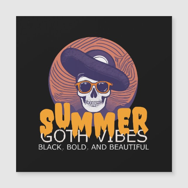 skull summer hat (Front)