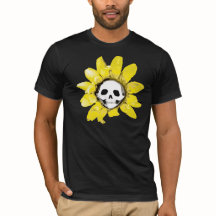 Skull Sunflower Print - All Styles Men/Women/Kids 